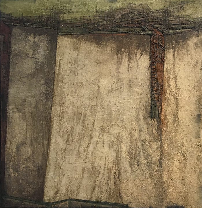 Untitled, Cliff Dwellings oil on canvas by Robert Ray