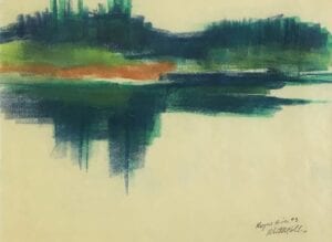 Rogue River painting by Robert M. Ellis