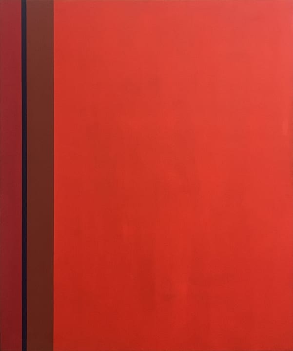 Film Series Red acrylic on canvas by Oli Sihvonen