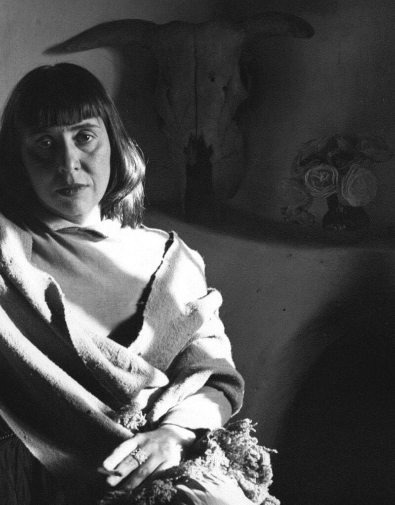Black and white photograph of Beatrice Mandelman