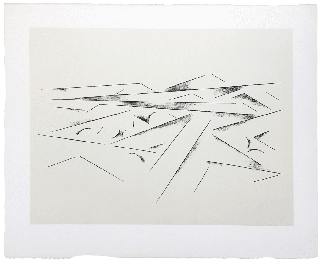 The Taos Series 18 lithograph by Andrew Dasburg