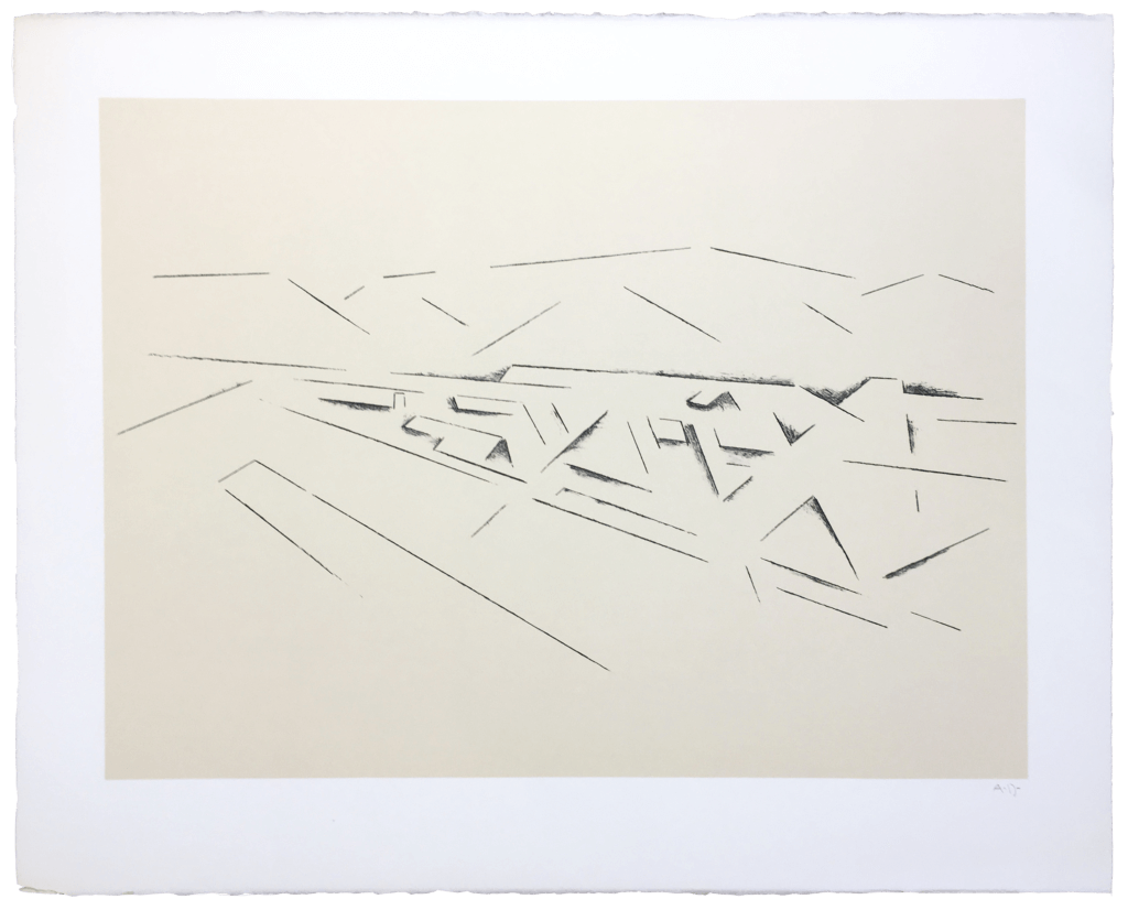 The Taos Series 19 lithograph by Andrew Dasburg