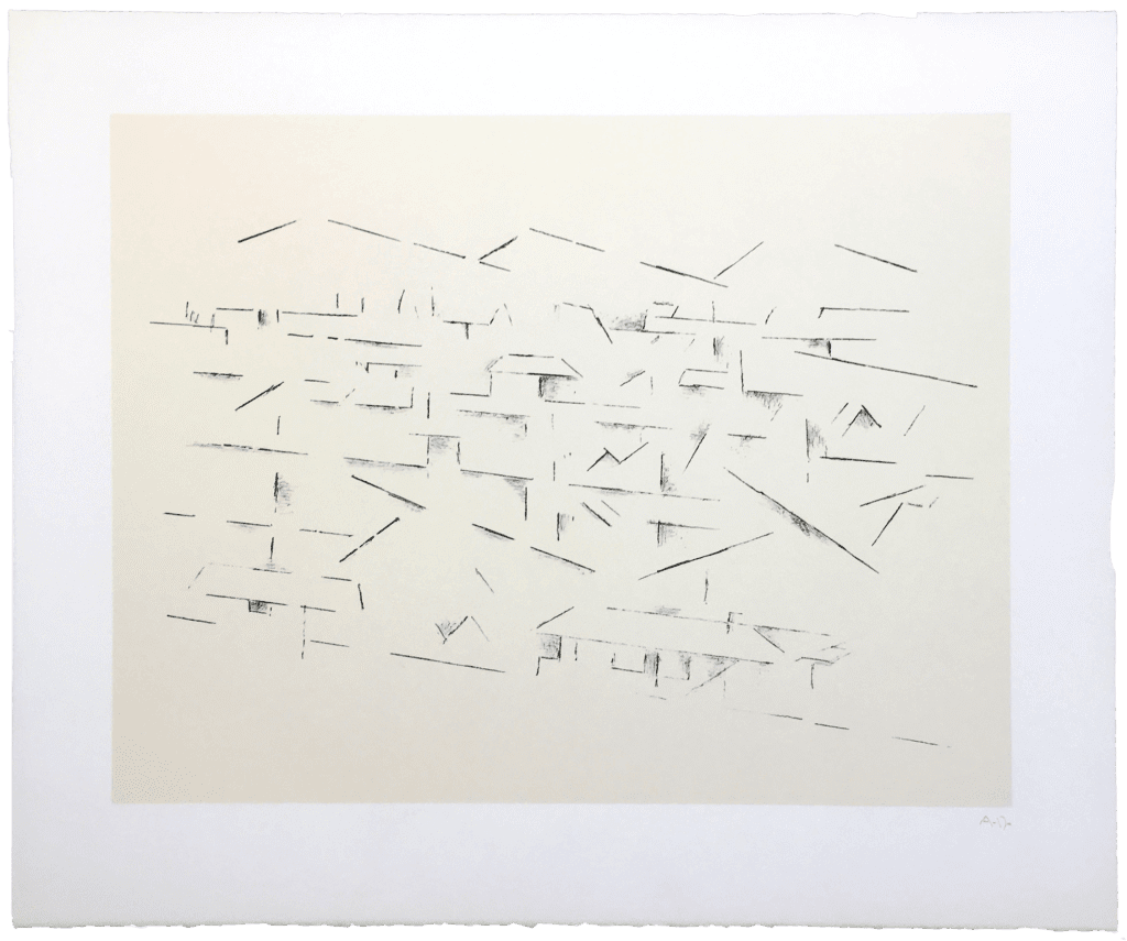 The Taos Series 20 lithograph by Andrew Dasburg