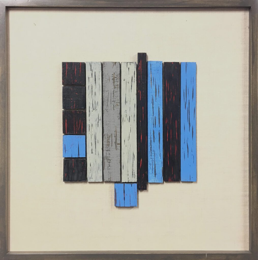 abstract wood sculpture by Robert M Ellis