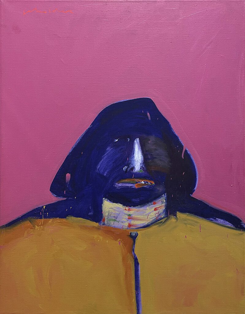 acrylic painting by Fritz Scholder