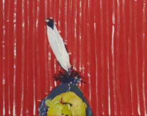 abstract painting by Fritz Scholder