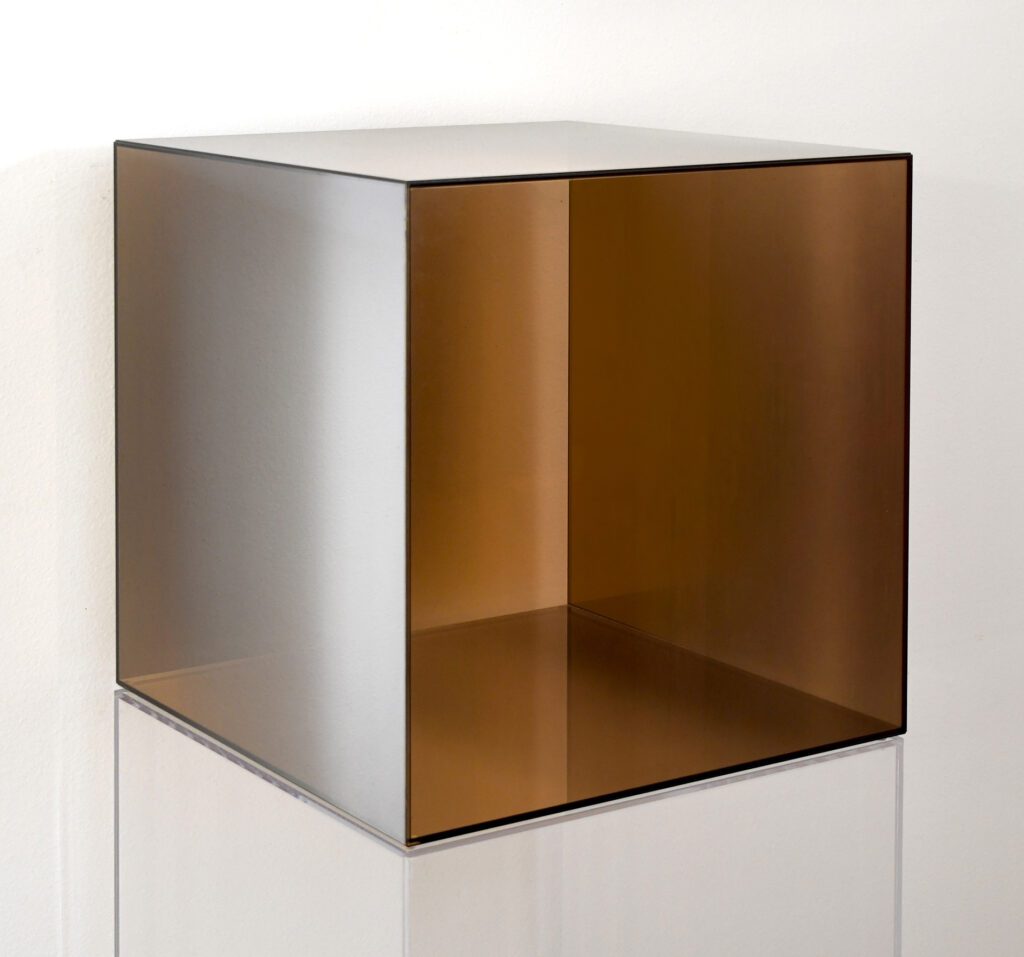 Larry Bell glass cube
