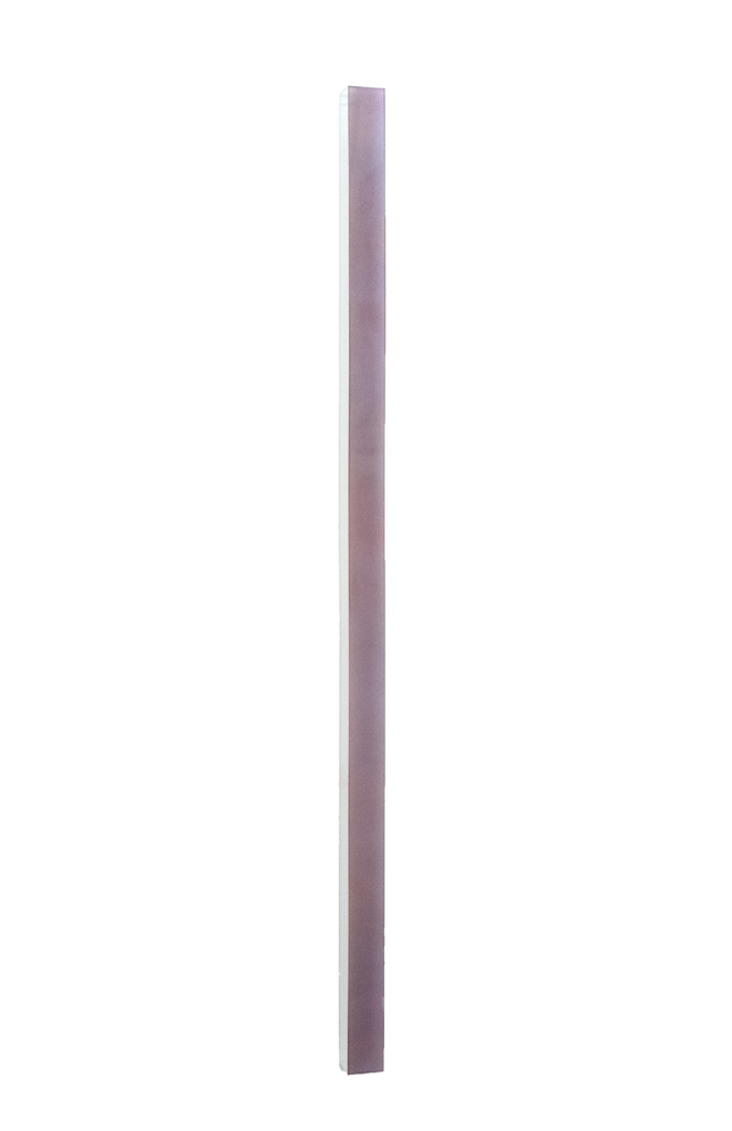 abstract vertical bar sculpture by Ron Cooper